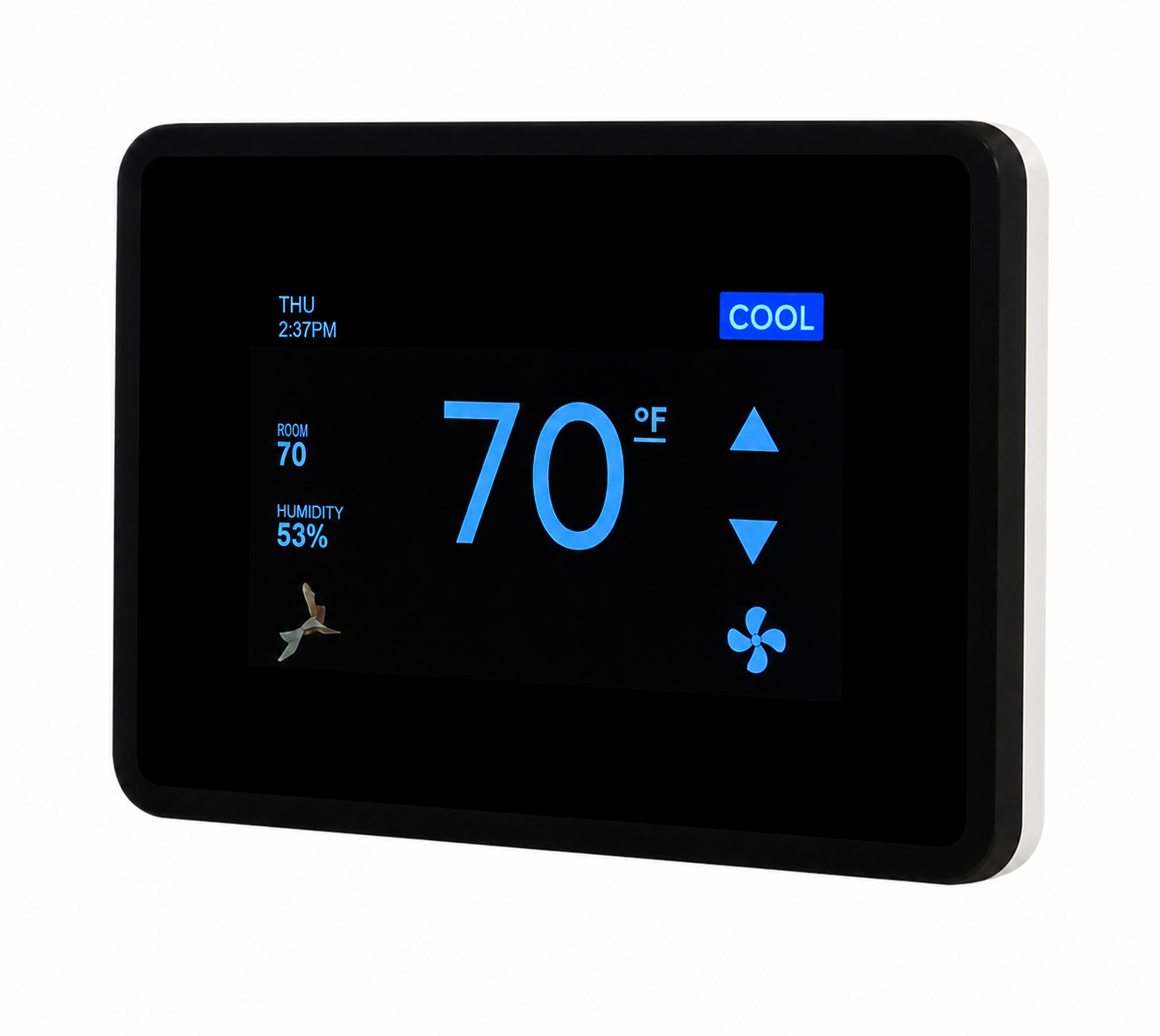 GridRabbit thermostat in room