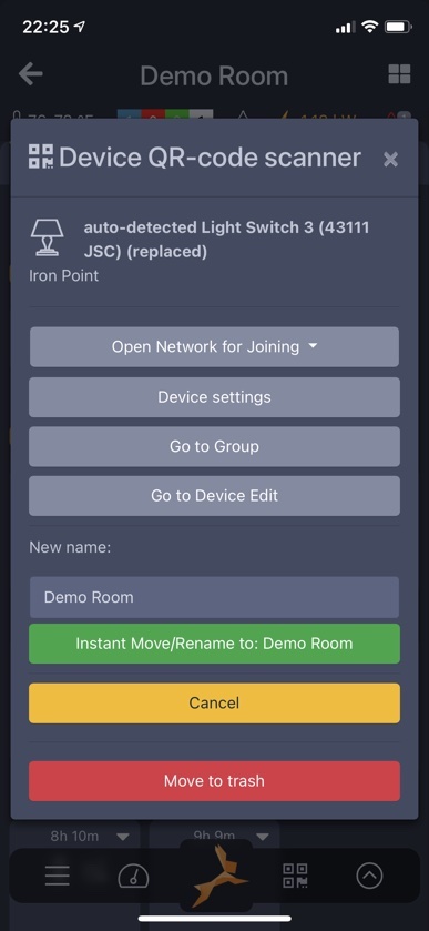 GridRabbit mobile QR code replacement screen